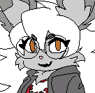 Aleiza in her Wererat form in a pixelated style.