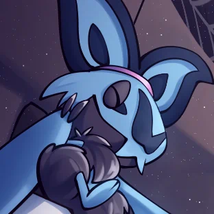 Mitoid, a Noibat staring neutrally.