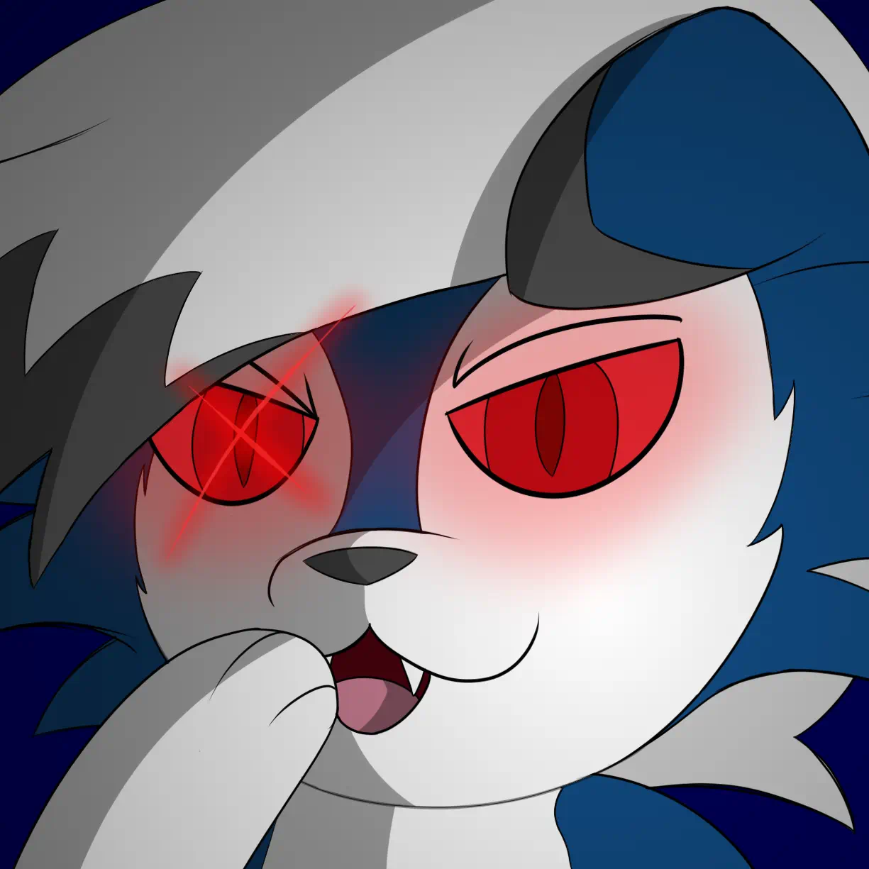 Midnight Lycanroc character owned by ObligatoryCube