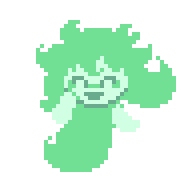 Sprite of Ikali idling.