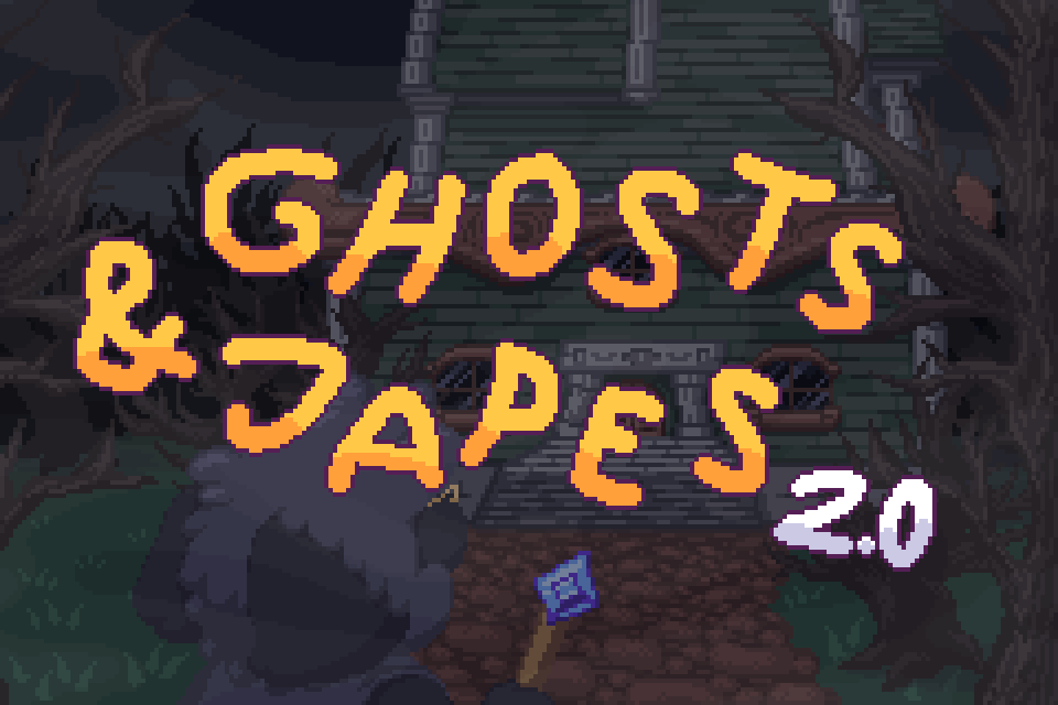 Ditto of Japes being outside, looking at the Mansion, with the title of the game but including a 2.0 beside it.